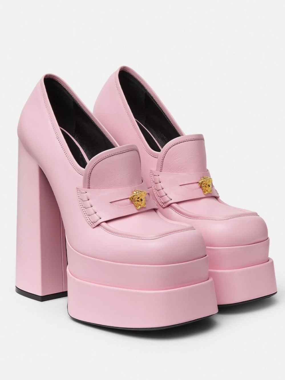 - Versace Intrico Platform Loafers BT